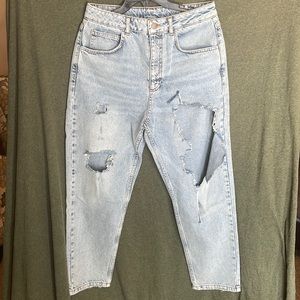 Reclaimed Vintage The ‘91 Mom Jean with Extreme Rip